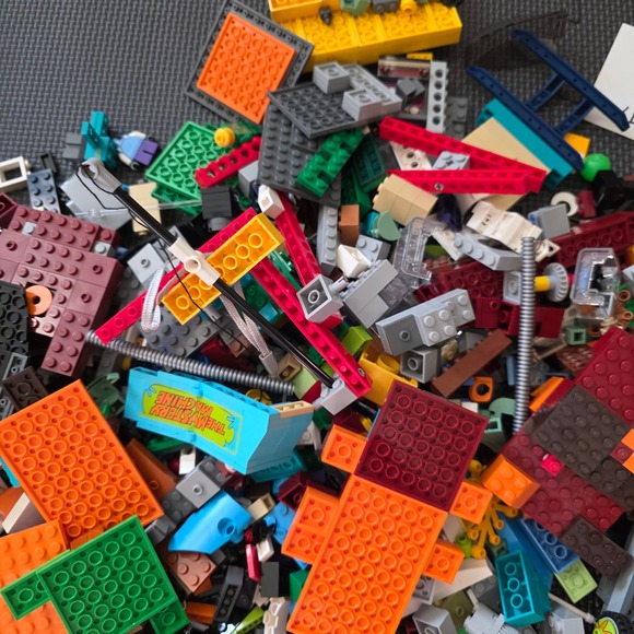 Lego Other - LEGO Bulk Lot 8lb Mixed Bricks Plates Specialty Pieces Minecraft Scooby Doo
